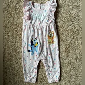Kids One Piece with Cartoon Print - Pink